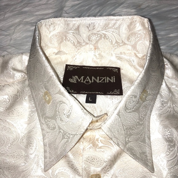 manzini Other - ❌SOLD❌Manzini Cream Dress shirt